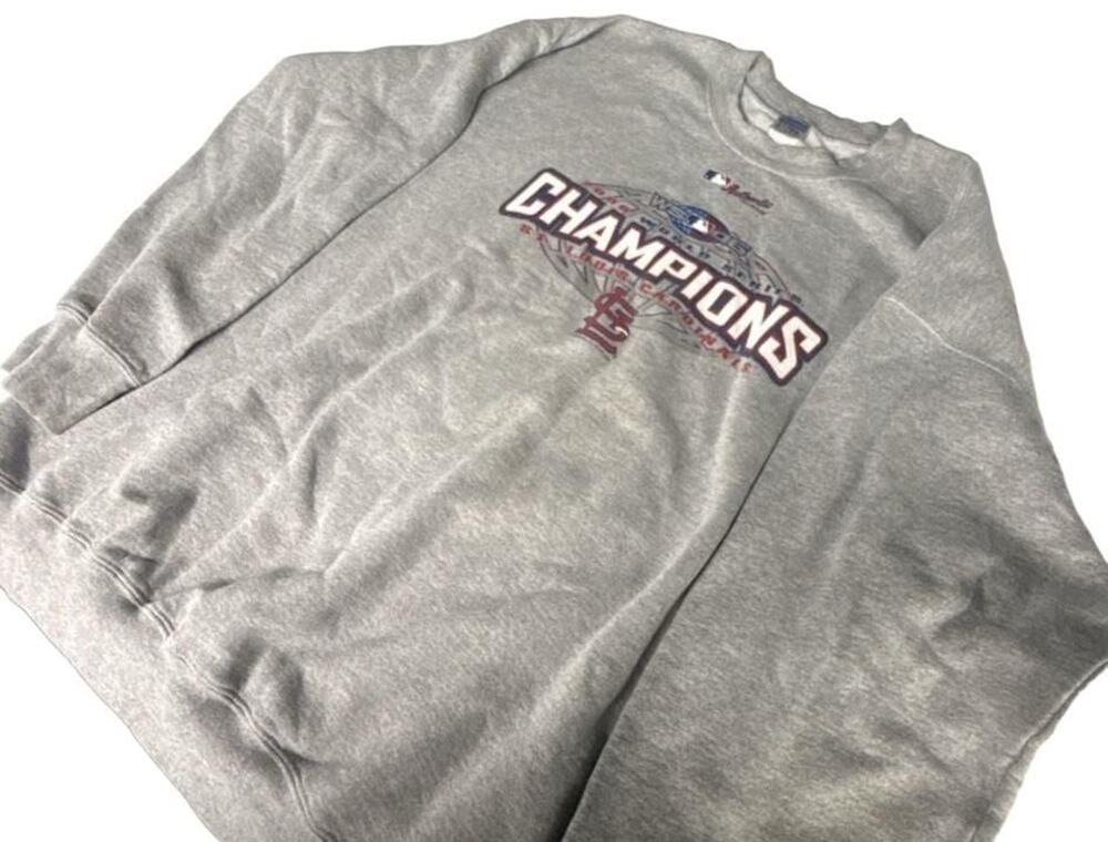 Gildan St. Louis Cardinals 2006 World Series Champions Grey Crewneck XL
